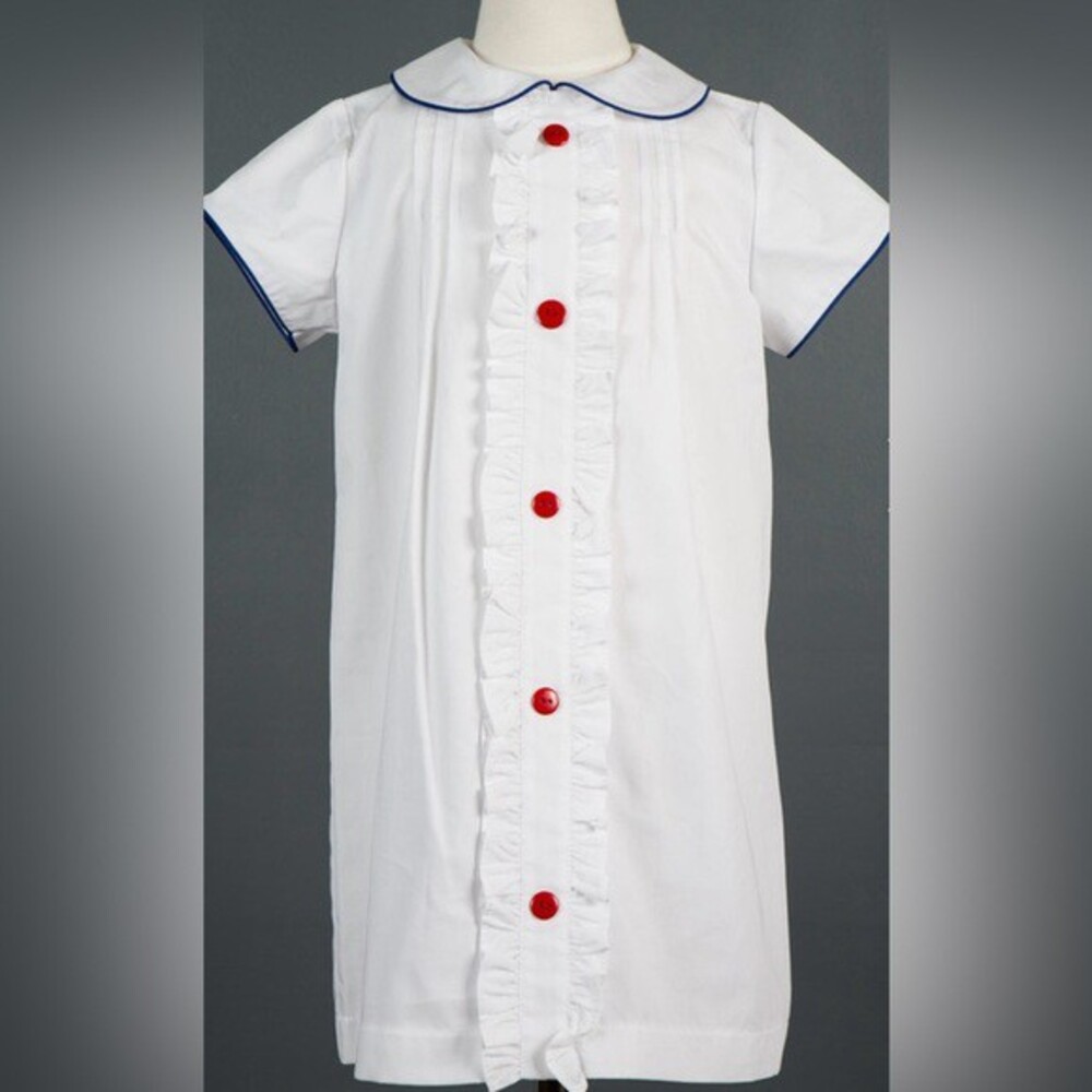 NWT Crescent Moon Red, White, Blue Patriotic July 4th Dress